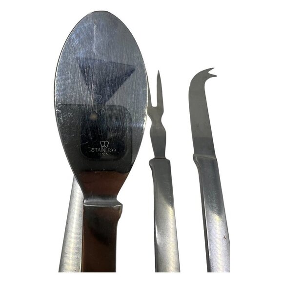 Vintage Kalmar Italy Stainless Steel 4 Piece Bar Tool Set - Picture 4 of 4